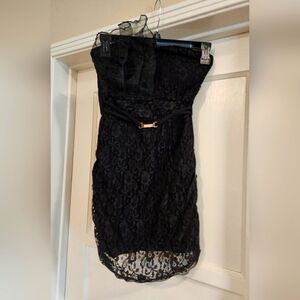 Lace Mini Tube Dress
